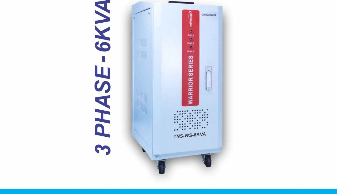 Powerage 3-Phase Stabilizer 6KVA 285V-475V