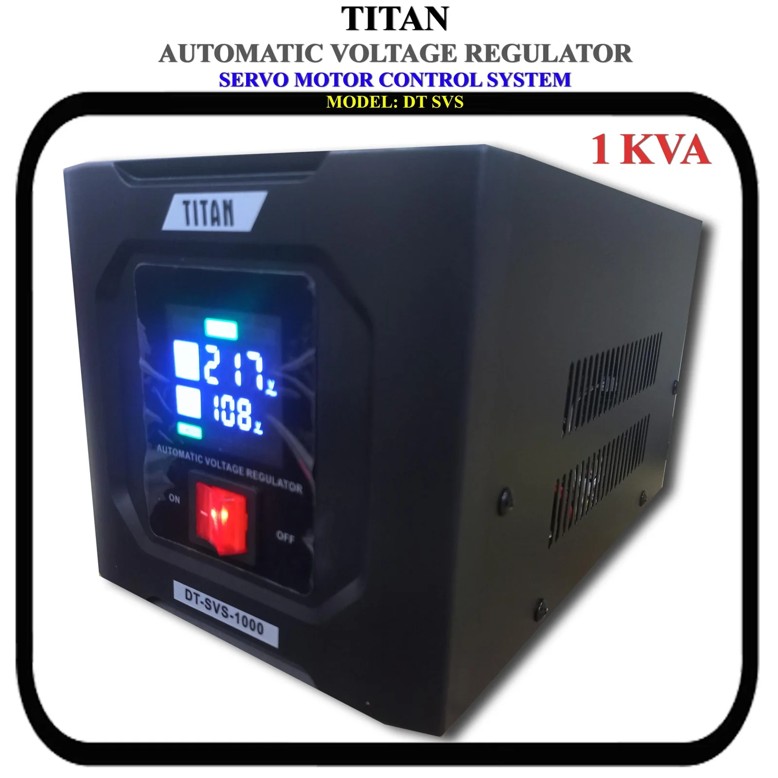 Titan SVS-1KVA Servo Stabilizer 1000VA 100V-260V