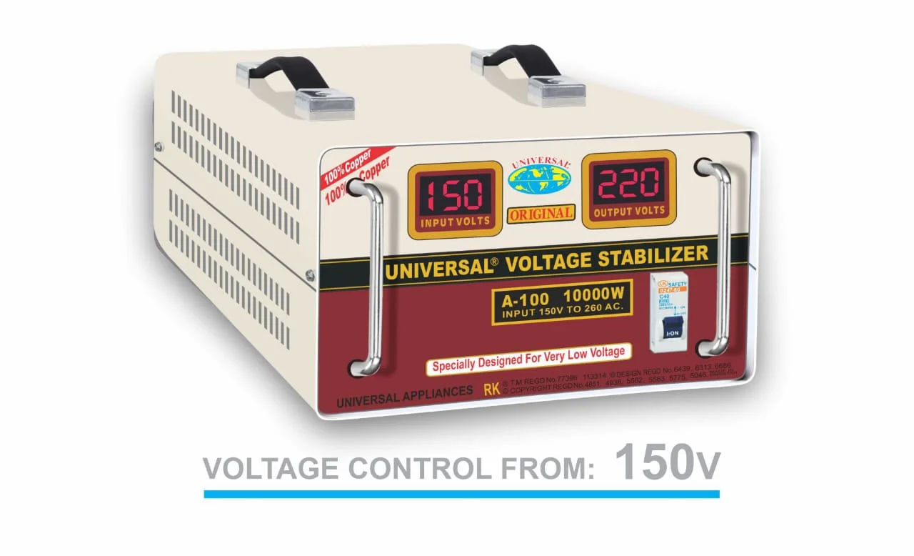 UNIVERSAL Voltage Stabilizer A100 10000W 150V-250V