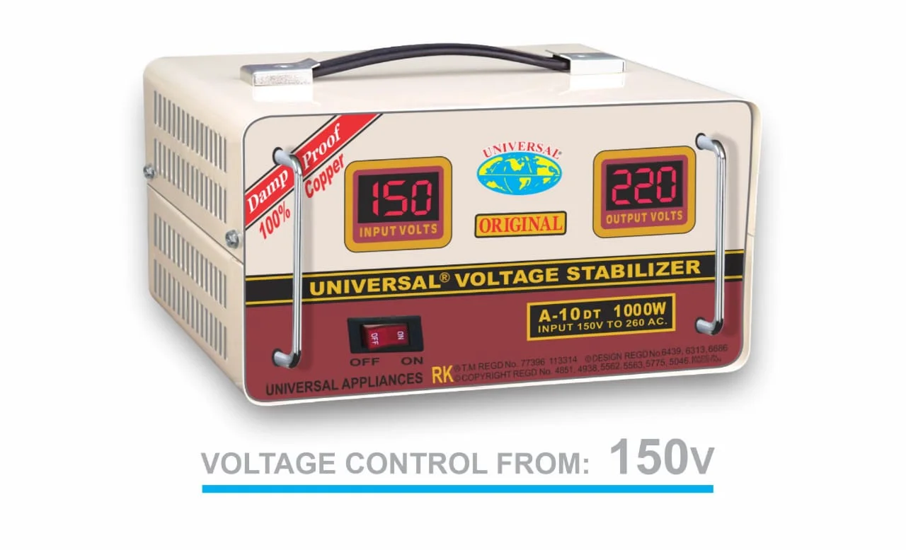 UNIVERSAL Voltage Stabilizer A10DT 1000W 150V-270V