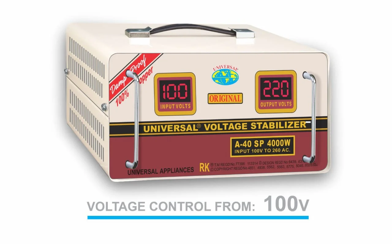 UNIVERSAL Voltage Stabilizer A40SP 4000W 100V-250V