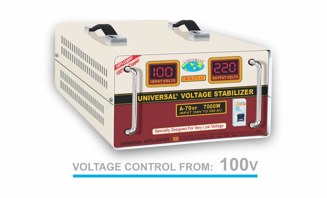 UNIVERSAL Voltage Stabilizer A70SP 7000W 100V-250V